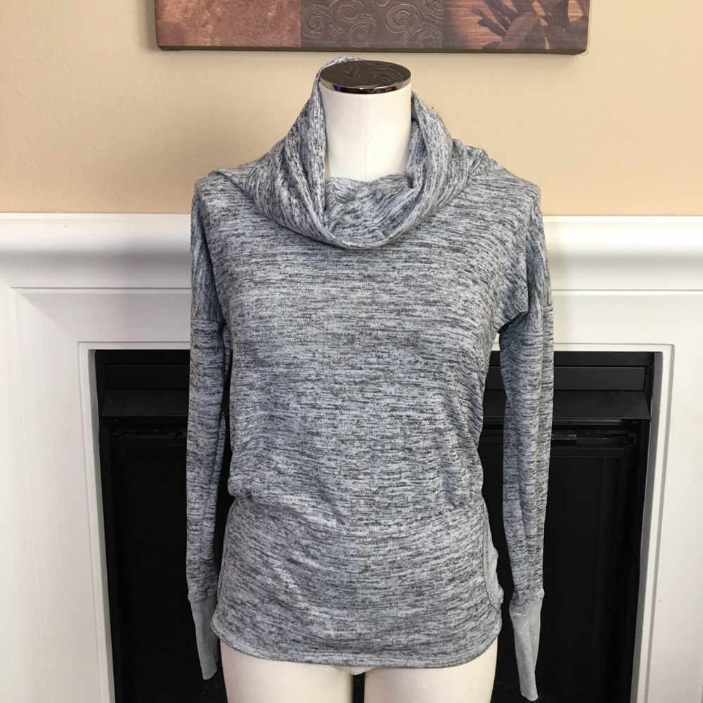 Athleta | Gray Cowl Sweater